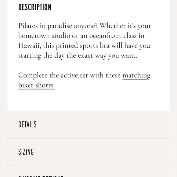 NWT Kenny Flowers Tropical Print Sports Bra, M - Picture 3 of 3